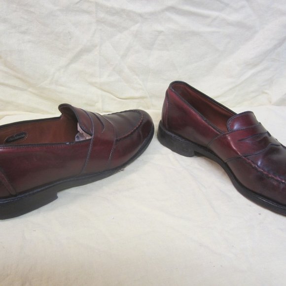 ALLEN EDMONDS LOAFERS RANDOLPH STYLE BROWN LEATHER 9.5D MENS - Picture 3 of 11